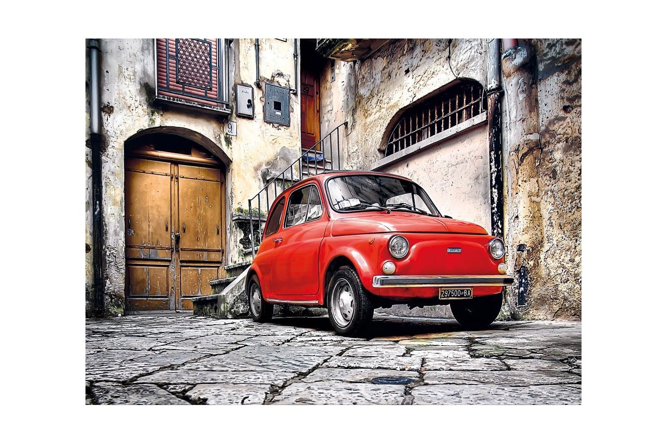 Puzzle Clementoni - Fiat 500, 500 piese (45339)
