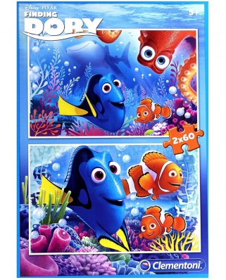 Puzzle Clementoni - Finding Dory, 2x60 piese (57081)