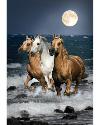 Puzzle Clementoni - Galopping Horses, 1500 piese (53968)