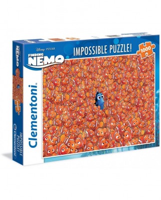 Puzzle Clementoni - Impossible - Finding Dory, 1000 piese dificile (55761)