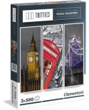 Puzzle Clementoni - London, 3x500 piese (50564)