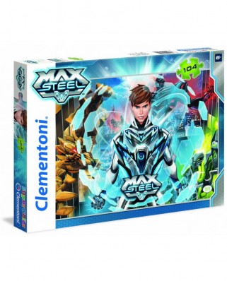 Puzzle Clementoni - Max-imize Max Steel, 104 piese (47650)