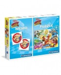 Puzzle Clementoni - Mickey + Memo, 60 piese (62348)