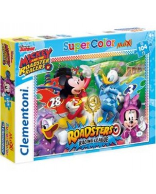 Puzzle Clementoni - Mickey and the Roadster Racers, 104 piese XXL (62367)