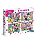 Puzzle Clementoni - Minnie, 20, 20, 60 and 60 piese (62340)