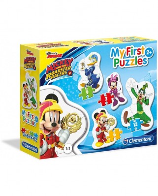 Puzzle Clementoni - My First Puzzles - Mickey, 3/6/9/12 piese (65225)
