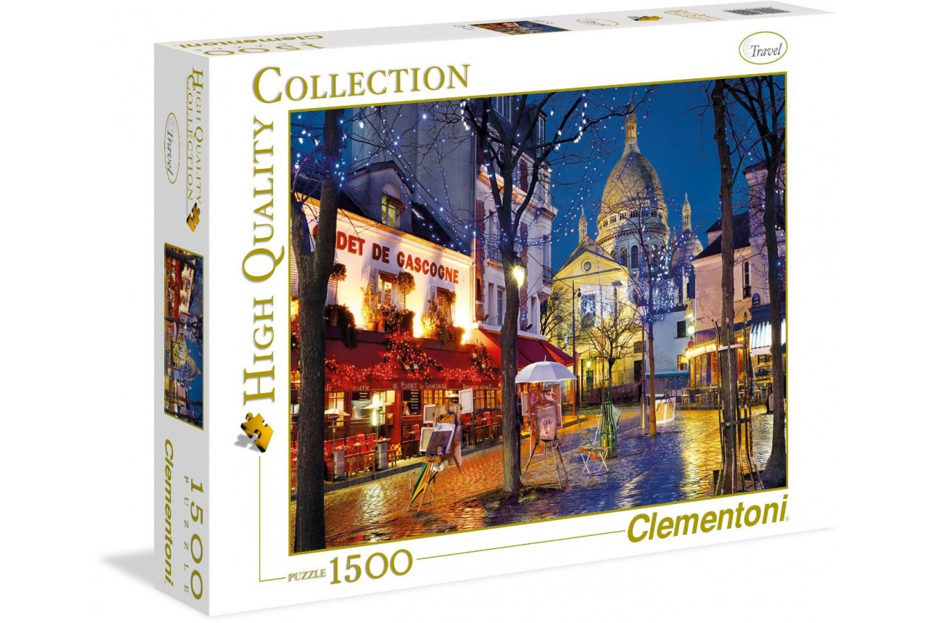 Puzzle Clementoni - Paris Montmartre, 1500 piese (46817)