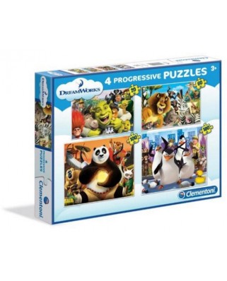 Puzzle Clementoni - Progressive - Dreamworks, 20/60/80/180 piese (57172)