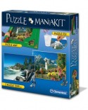 Puzzle Clementoni - Puzzle Mania Kit, 2x1000 piese (52334)