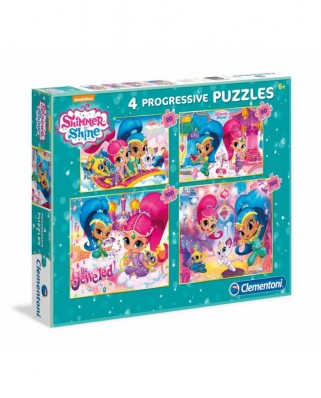 Puzzle Clementoni - Shimmer & Shine, 20/60/100/180 piese (60759)