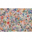 Puzzle Clementoni - Stamps, 1000 piese (60909)