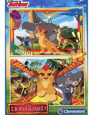 Puzzle Clementoni - The Lion Guard, 2x60 piese (57080)