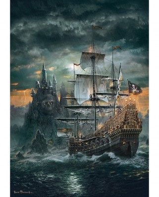 Puzzle Clementoni - The Pirate Ship, 1500 piese (62395)