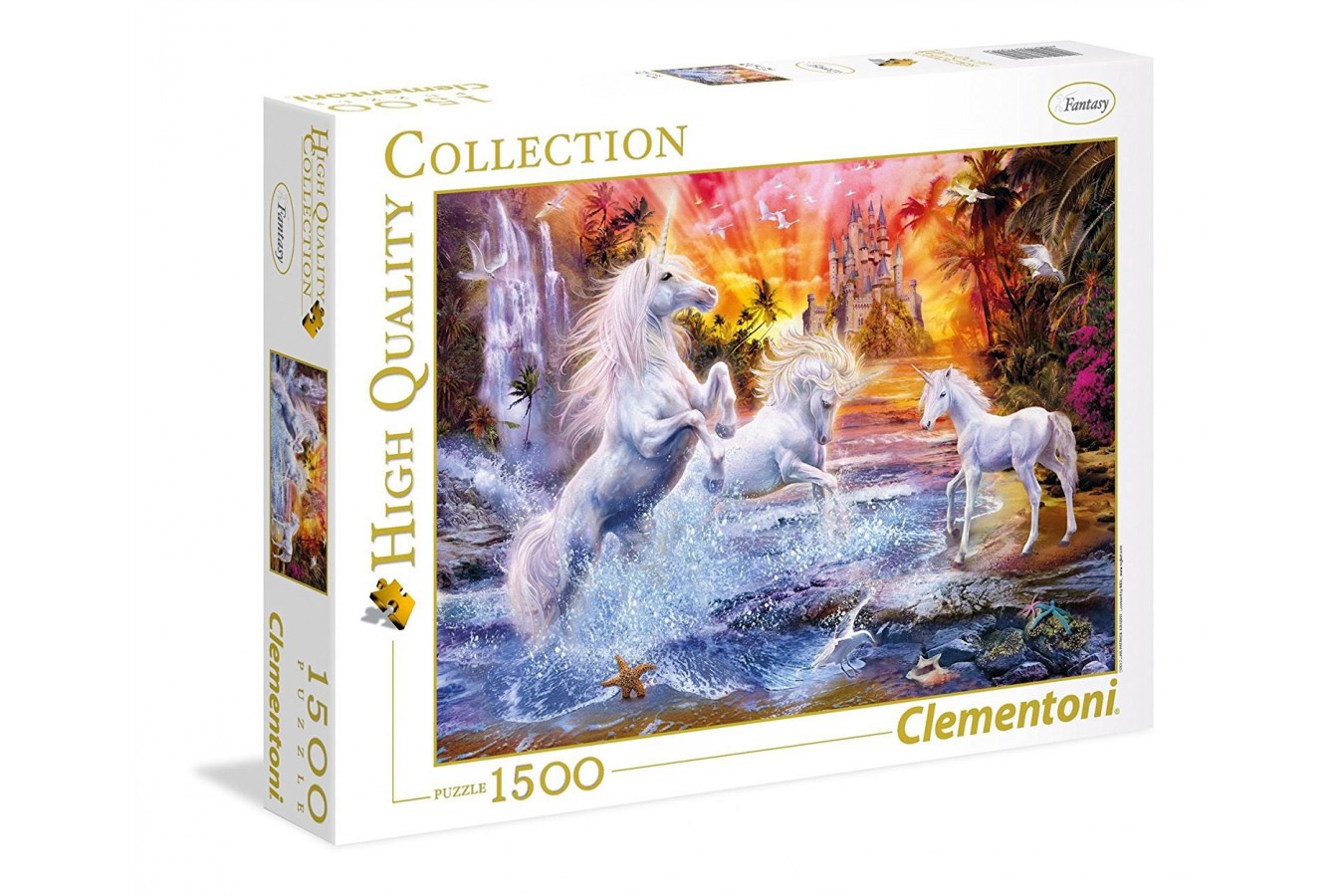 Puzzle Clementoni - Unicorns, 1500 piese (62396)