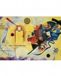 Puzzle Clementoni - Vassily Kandinsky: Yellow - Red - Blue, 1000 piese (6323)
