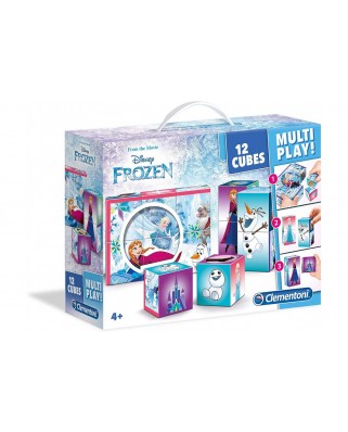 Puzzle cuburi Clementoni - Frozen, 12 piese (65270)