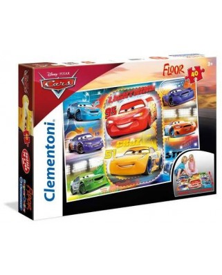 Puzzle de podea Clementoni - Cars, 40 piese (62377)
