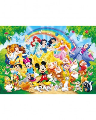 Puzzle de podea Clementoni - Disney Family, 24 piese XXL (60803)