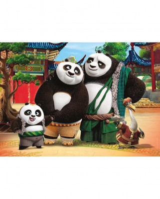 Puzzle de podea Clementoni - Kung Fu Panda 3, 24 piese XXL (60804)