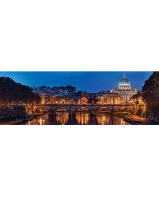 Puzzle panoramic Clementoni - Rome, 1000 piese (62325)