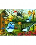 Puzzle Cobble Hill - Blue Jay and Friends, 1000 piese (44586)