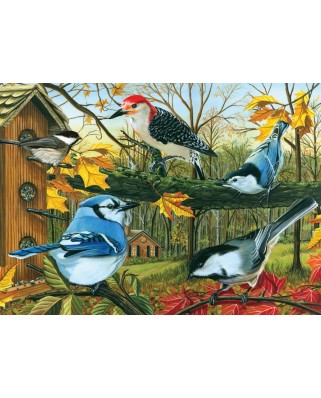 Puzzle Cobble Hill - Blue Jay and Friends, 1000 piese (51157)