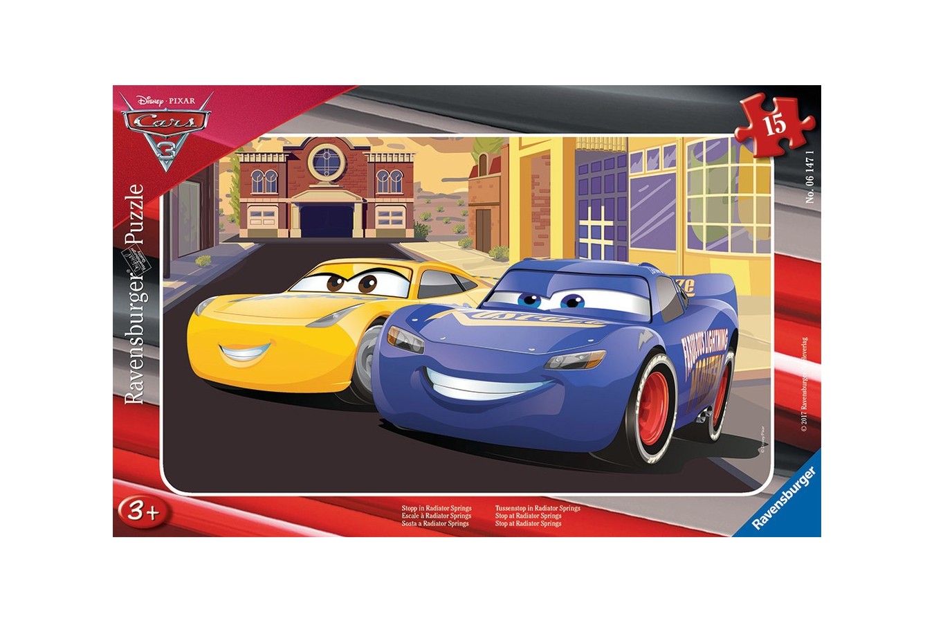 Puzzle Ravensburger - Cars 3, 15 piese (06147)