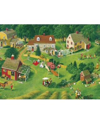 Puzzle Cobble Hill - Charlotte Joan Sternberg: Back Yards, 275 piese XXL (44538)