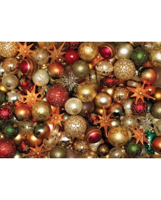 Puzzle Cobble Hill - Christmas Balls, 1000 piese (44331)