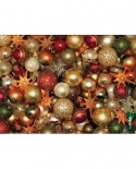Puzzle Cobble Hill - Christmas Balls, 500 piese XXL (65010)