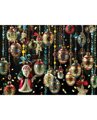 Puzzle Cobble Hill - Christmas Ornaments, 1000 piese (58267)