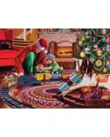 Puzzle Cobble Hill - Christmas Tree Train, 1000 piese (44346)