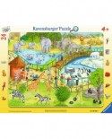 Puzzle Ravensburger - Distractie La Zoo, 24 piese (06583)
