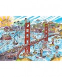 Puzzle Cobble Hill - DoodleTown: San Francisco, 1000 piese (47575)