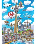 Puzzle Cobble Hill - DoodleTown: Toronto, 1000 piese (47573)