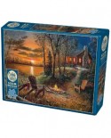 Puzzle Cobble Hill - Fireside, 500 piese XXL (65007)