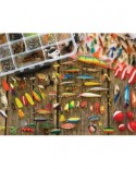 Puzzle Cobble Hill - Fishing Lures, 500 piese XXL (64937)