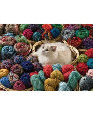Puzzle Cobble Hill - Fur Ball, 1000 piese (44504)