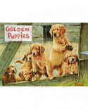Puzzle Cobble Hill - Golden Puppies, 1000 piese (44591)