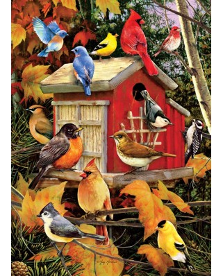 Puzzle Cobble Hill - Greg and Company: Fall Birds, 1000 piese (56088)