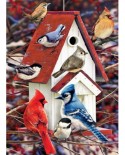 Puzzle Cobble Hill - Greg Giordano: Winter Birdhouse, 1000 piese (56087)