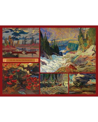 Puzzle Cobble Hill - J.E.H. MacDonald: Collage - MacDonald Collection, 1000 piese (56077)