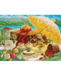 Puzzle Cobble Hill - Janet Kruskamp: Teddy Bear Picnic, 500 piese XXL (56105)