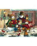 Puzzle Cobble Hill - Janet Stever: Song for the Season, 500 piese XXL (61356)