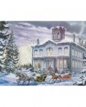 Puzzle Cobble Hill - Lance Russwurm: Christmas at Kilbride, 275 piese XXL (44436)