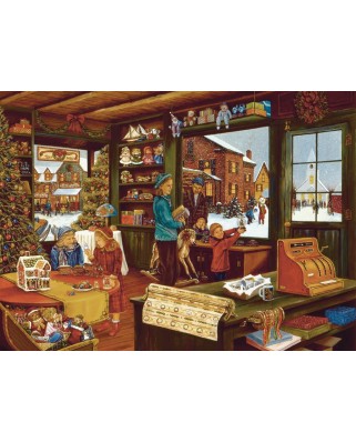 Puzzle Cobble Hill - Last Shopping Day, 1000 piese (44374)