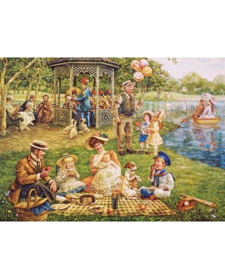 Puzzle Cobble Hill - Lee Dubin: Family Picnic, 1000 piese (44364)