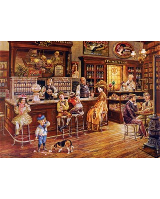 Puzzle Cobble Hill - Lee Dubin: The Drug Store, 1000 piese (44363)