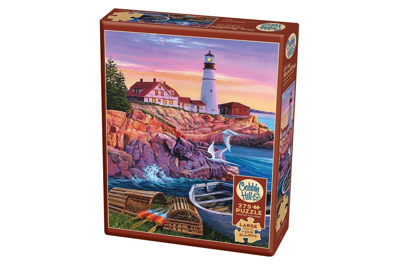Puzzle Cobble Hill - Lighthouse Cove, 275 piese XXL (65023)