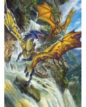 Puzzle Cobble Hill - Matthew Stewart: Waterfall Dragons, 1000 piese (56068)